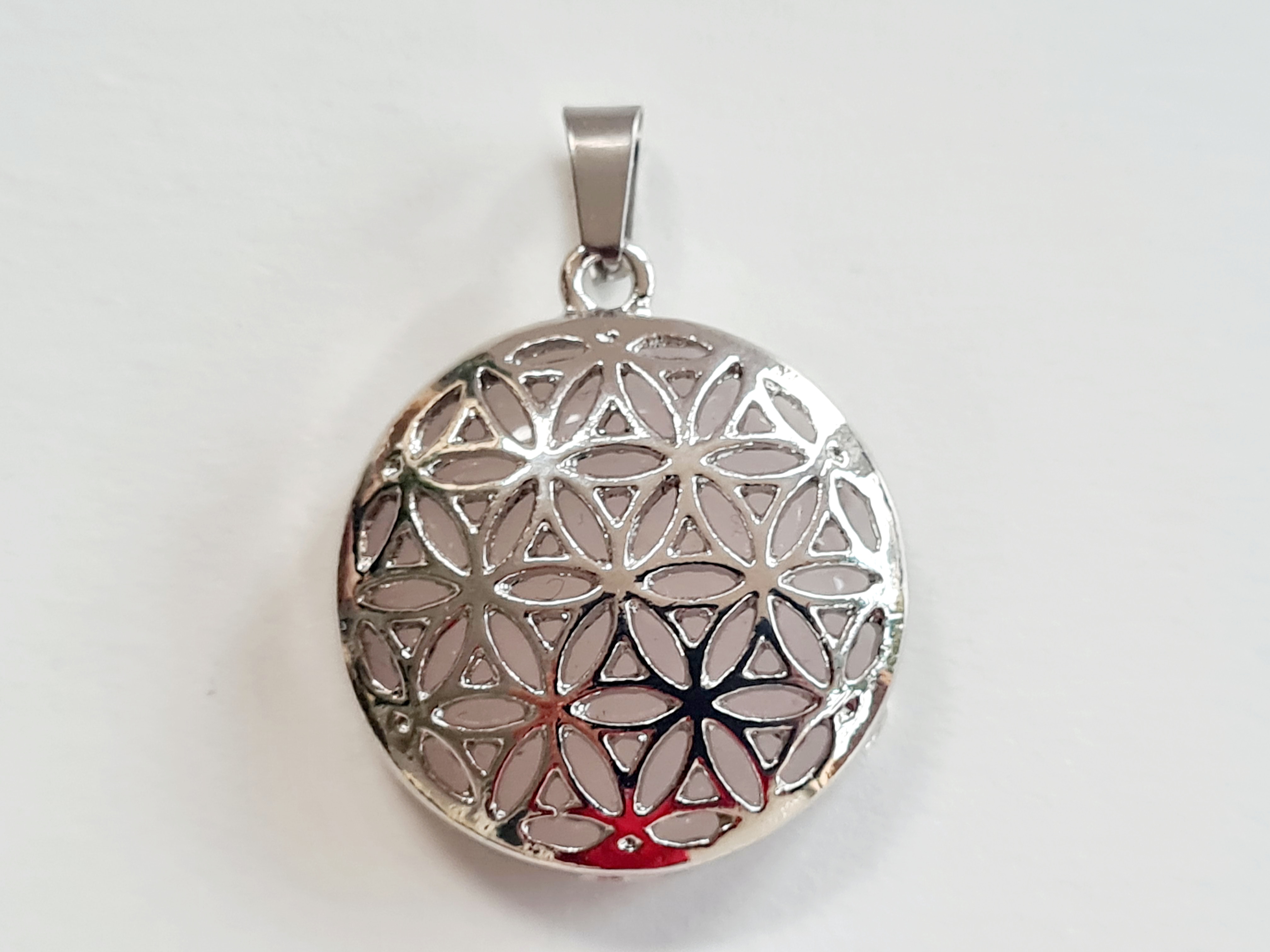 Pendentif Quartz Rose Pierre Naturelle