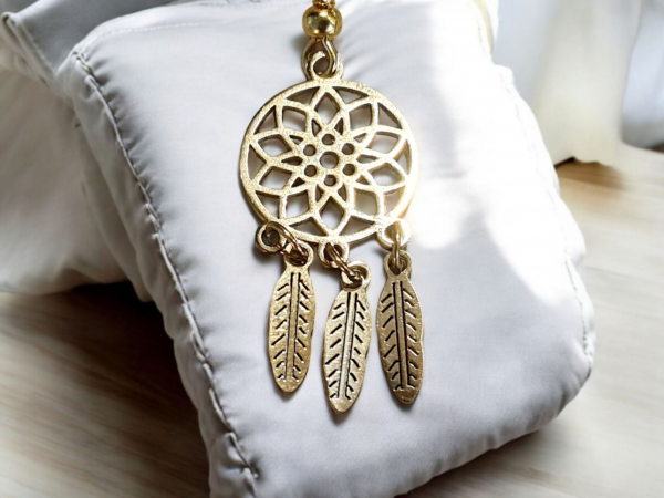 Boucles oreilles attrape rêve